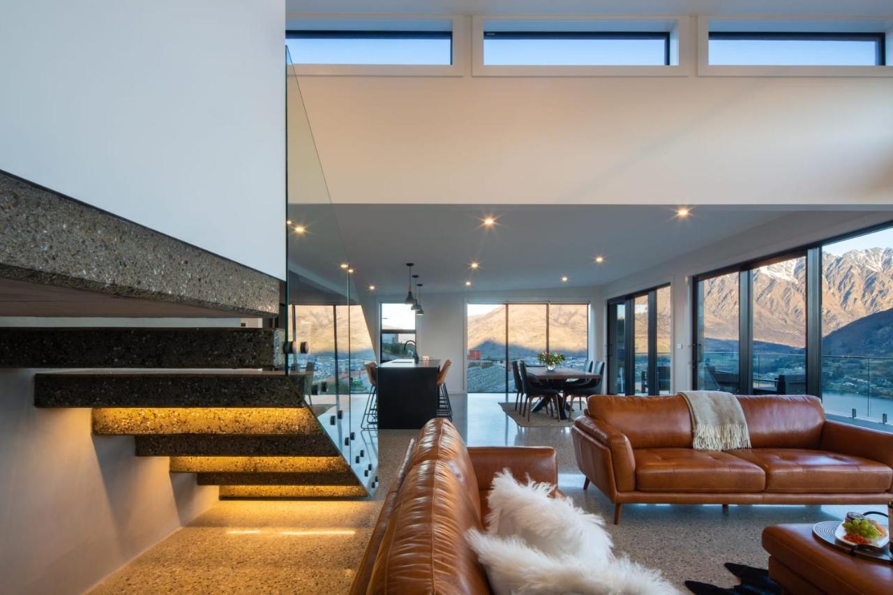 Sky Villa A Luxurious Villa Lake Views Gas Fire Queenstown Exterior foto